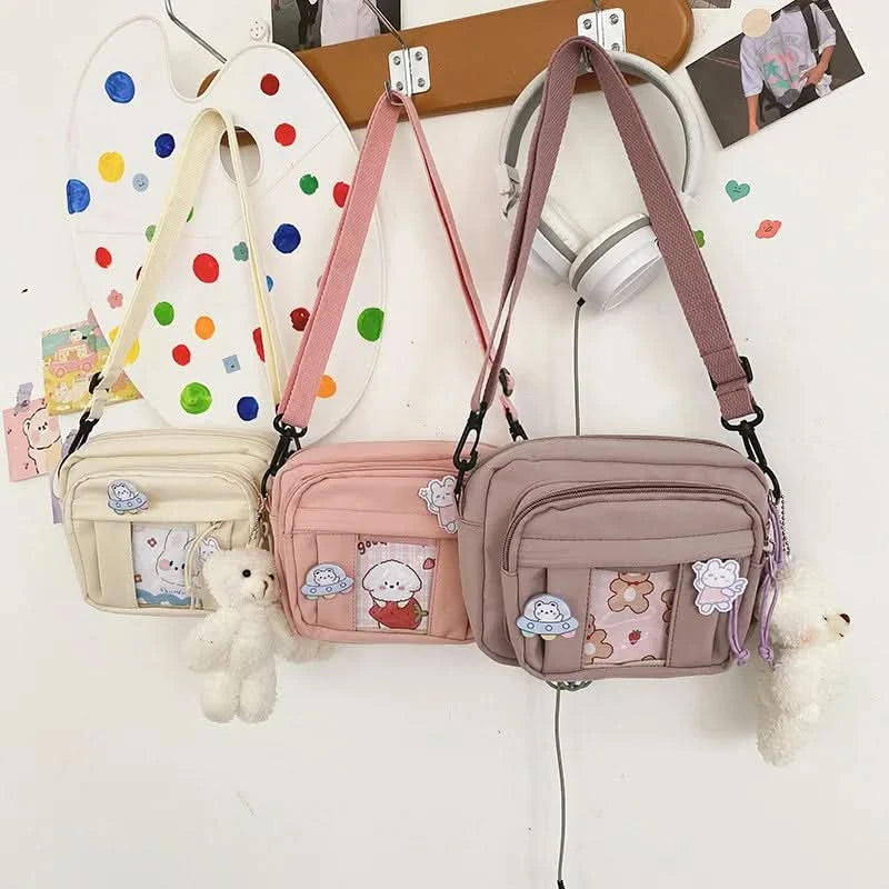 New Kawaii Bag Girls New JK Transparent Bag Small Crossbody Bag For Women Purses and Handbags Shoulder Bag Itabag Bolso - M & M Global