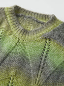 Women s Cable Knit Sweater Long Sleeve Turtleneck Ombre Color Block Chunky Pullover Cozy Winter Jumper for Cold Weather