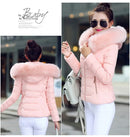 2025 Artificial raccoon fur collar winter jacket women Winter And Autumn Wear High Quality Parkas Outwear Women Coats