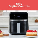 Purifry 4QT Air Fryer, Crispy Deep Fried Taste without the Fat, Plus Bake, Dehydrate, and Keep Food Warm, Digital Touchscreen an - M & M Global