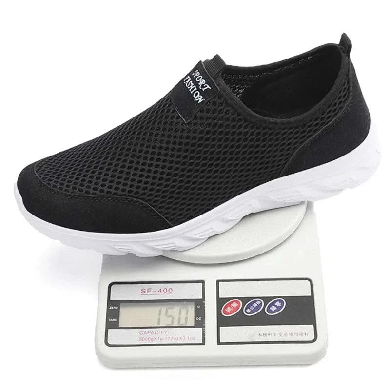 2023 Lightweight Men Casual Shoes Breathable Slip on Male Casual Sneakers Anti-slip Men's Flats Outdoor Walking Shoes Size 39-47 - M & M Global