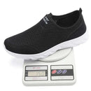 2023 Lightweight Men Casual Shoes Breathable Slip on Male Casual Sneakers Anti-slip Men's Flats Outdoor Walking Shoes Size 39-47 - M & M Global