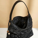 Vintage large capacity plaid shoulder women's bag 2024 autumn/winter new leisure handbag commuter Tote bag - M & M Global