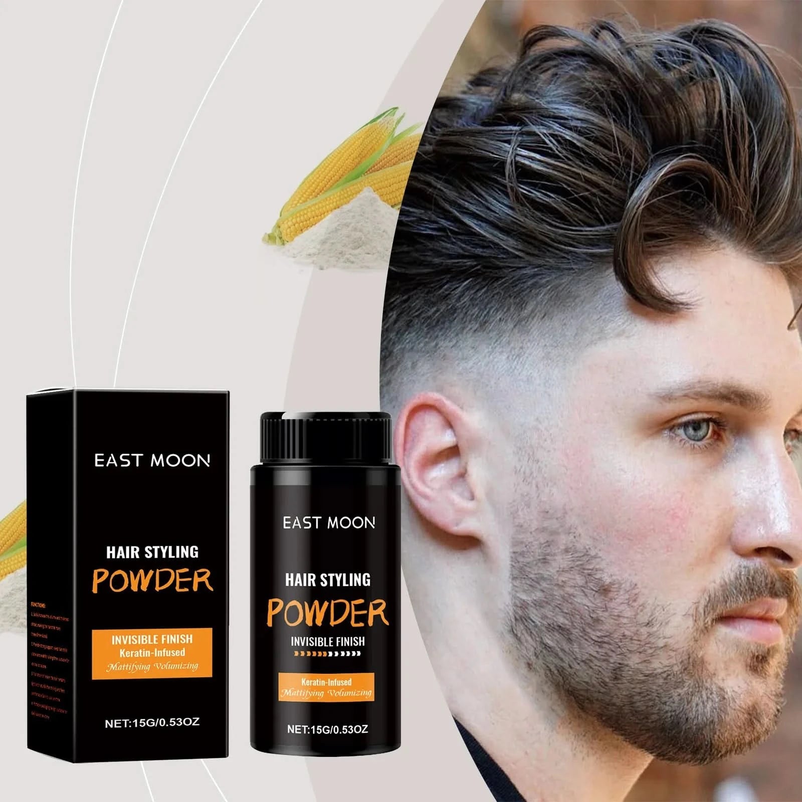 Keratin Hair Volumizing Powder Strong Holding Improve Regrowth Styling Increase Fluffy Keep Refresh Hair Building Fiber Powders - M & M Global
