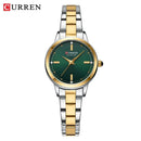 CURREN-Women's Simple Dial Wristwatch, Elegant and Charming Bracelet Quart Watches for Lady, Fashion Brand - M & M Global