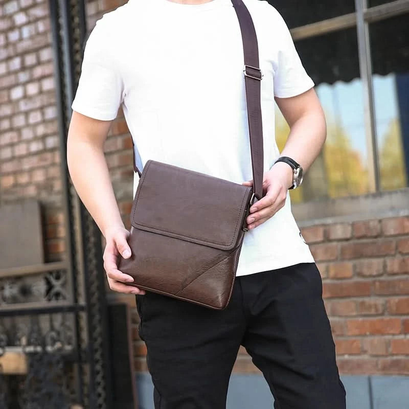 Men's crossbody bag, travel shoulder bag, lightweight men's wallet, small casual crossbody bag, work travel - M & M Global