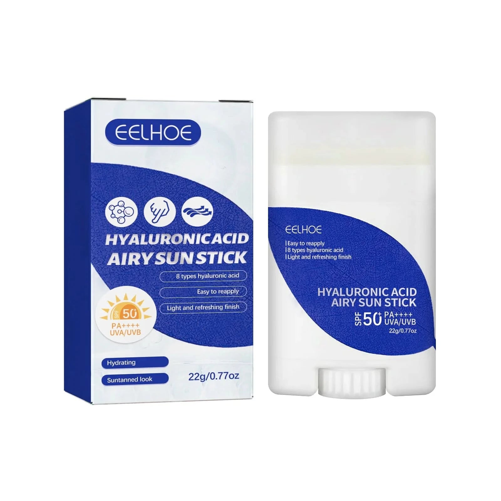 Hyaluronic Acid Sunscreen Bar Moisturizes Skin And Reduces Uv Light Refreshing Hydrating Isolating Waterproof And Uv Resistant - M & M Global