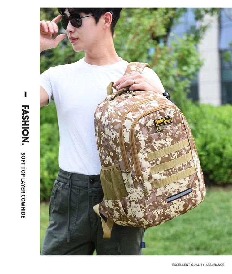 High Quality Large Capacity Outdoor Tactical Backpacks Waterproof Multi Functional hiking bag Outdoor Trekking  Camping Backpack - M & M Global