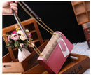 Light luxury women's bag 2025 new high-end color contrast single shoulder underarm bag designer fashionable crossbody small squa - M & M Global