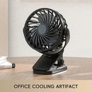 Rechargeable Portable Electric Fan 720° Rotating Hanging Clip Fan Night Light Air Cooler Outdoor Camping Small fans ventilador - M & M Global