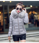 2025 Artificial raccoon fur collar winter jacket women Winter And Autumn Wear High Quality Parkas Outwear Women Coats