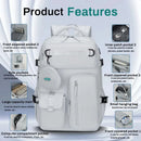 Fashionable large capacity multi pocket multifunctional outdoor travel backpack, handbag hiking bag suit - M & M Global