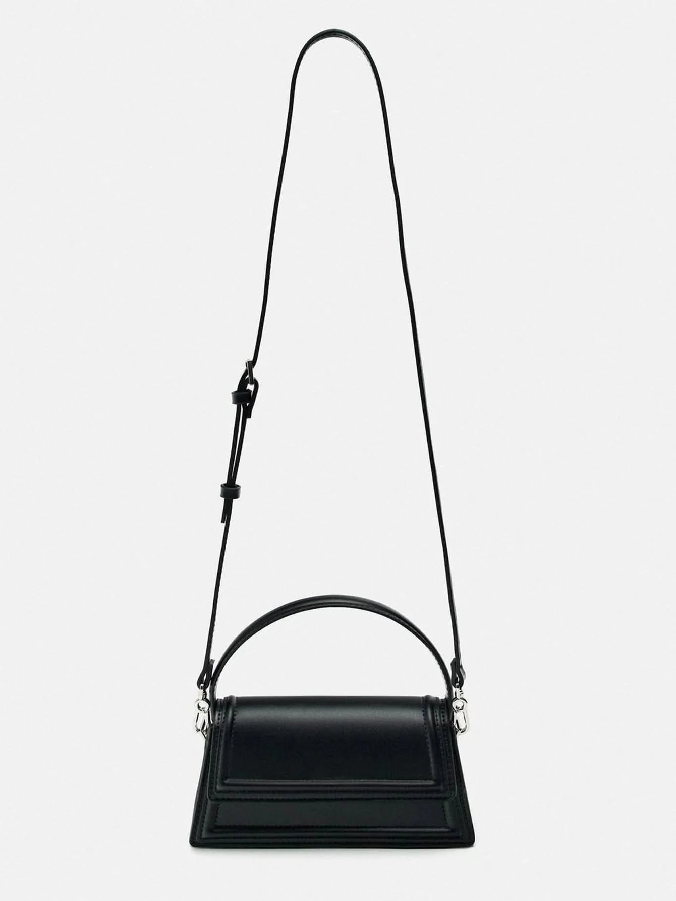 2024 summer new brown Mini City crossbody bag Black casual fashion hand bill shoulder bag - M & M Global