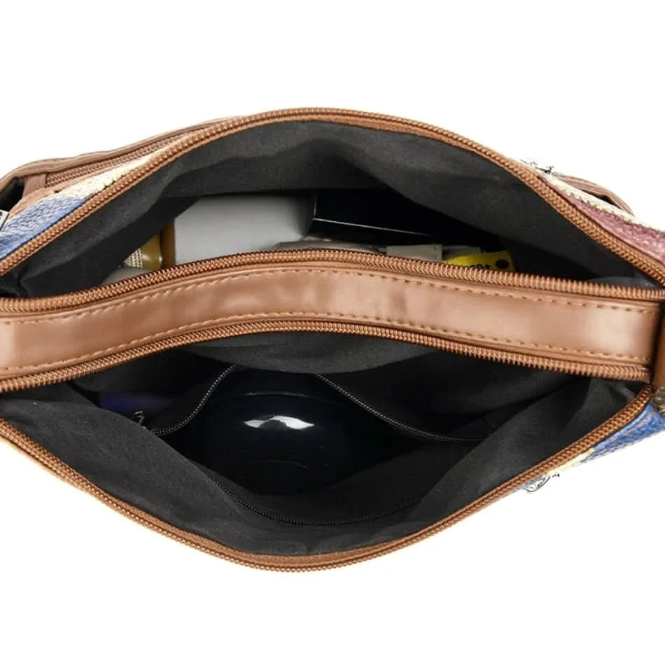 Soft Leather Purses and Handbags Casual Shoulder Crossbody Bags for Women 2024 Vintage Multi-pocket Ladies Messenger Bags Design - M & M Global