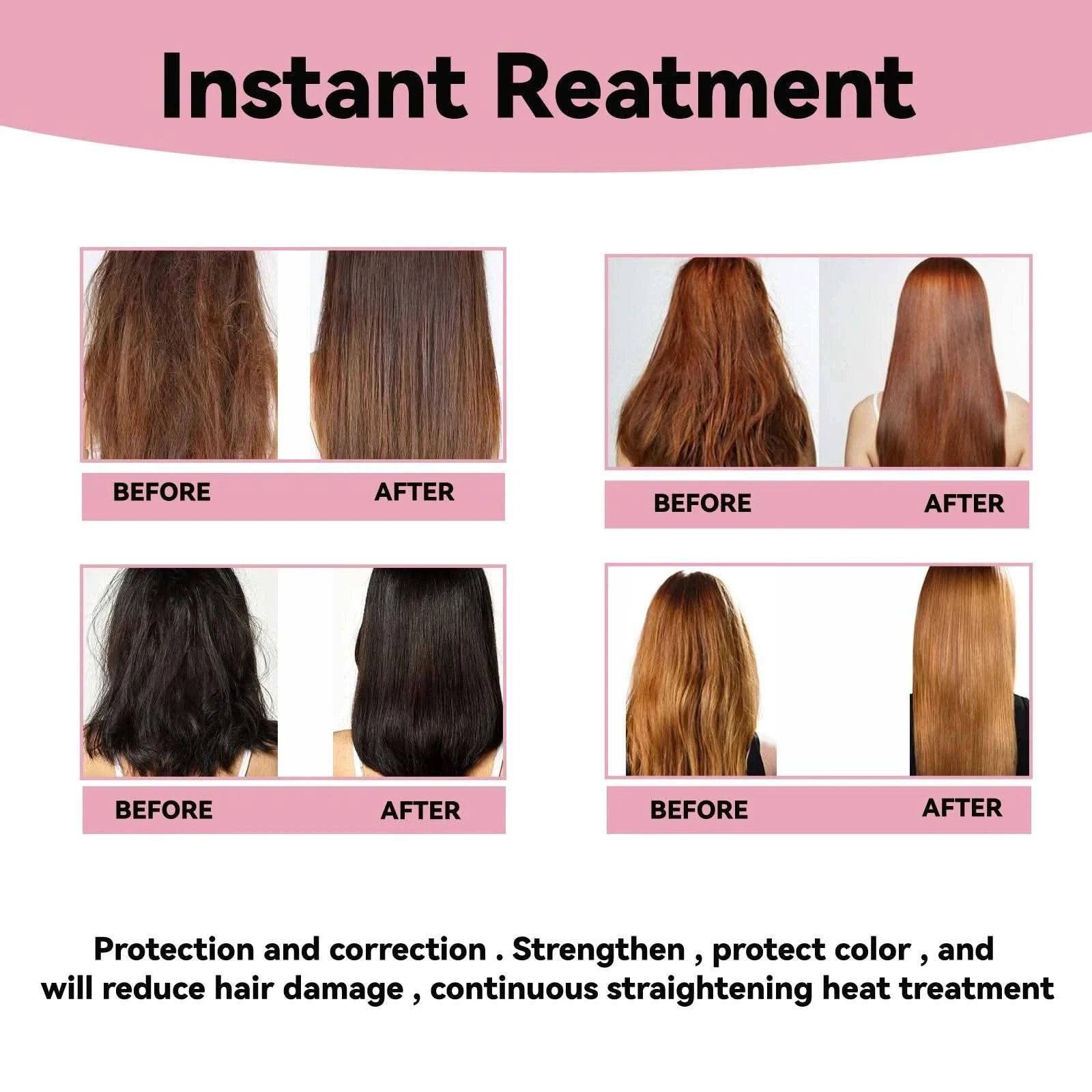 150ml Straightening Hair Care Cream With Hair Comb Straightening Cream for Smooth and Nourishing Hair for Dry Hair - M & M Global
