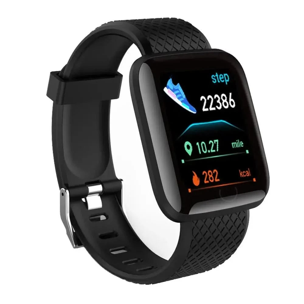 Multifunction Smart Watch For Men Women Kids Message Remind Music Control Sport Step Calories D13 Smartwatch Alarm Clock 116Plus - M & M Global