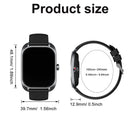 Smart watch, can answer and make calls, has message reminders, compatible with Android and iPhone