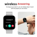 HOT 2025 Smart watch, Bluetooth calls, message reminders, custom dial wallpaper, compatible with Android and iPhone