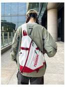 Techwear Style Outdoor Motorcycle Sport Single Shoulder Backpack Unisex Hip Hop Multifunction Chest Bag Tactical Crossbody Bag - M & M Global
