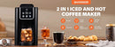 Single Serve Coffee Maker 2.0, Hot and Iced Coffee Machine for K Cup Pods & Ground Coffee, 6 to 14 oz Brew Sizes, 50 oz Removabl - M & M Global
