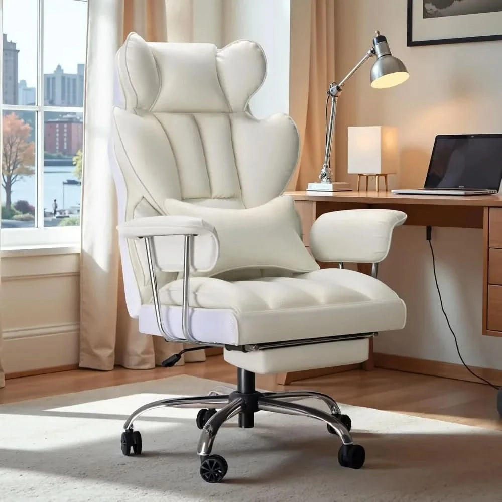 Pro Gaming Chair for Large Frames – 400LB Capacity, Recline Function & Ergonomic Support