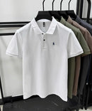 100% pure cotton high-end men's short sleeve summer new comfortable and breathable polo shirt designer brand embroidered T-shirt