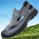 Summer New Men's Baotou Casual Net Surface Breathable Beach Shoes Lightweight Non-slip Sandals for Men sandal casual sneakers - M & M Global
