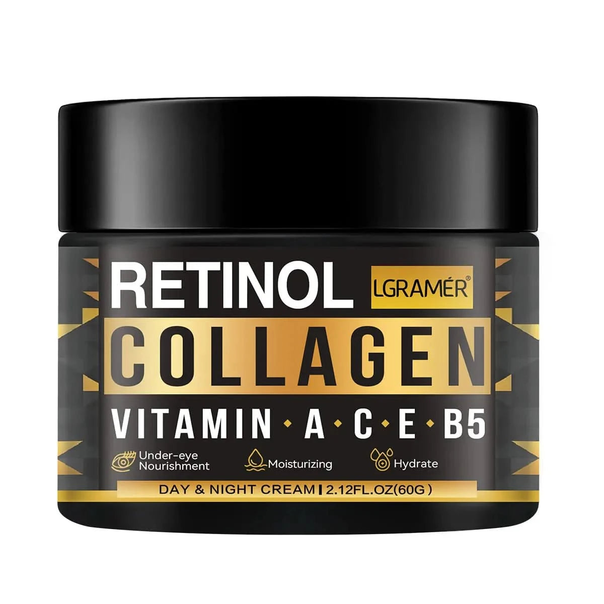 Men's Retinol Collagen Face Cream Skincare Moisturizing Brightening Hydrating Smooth Wrinkles Firming Facial Men Skin Care - M & M Global