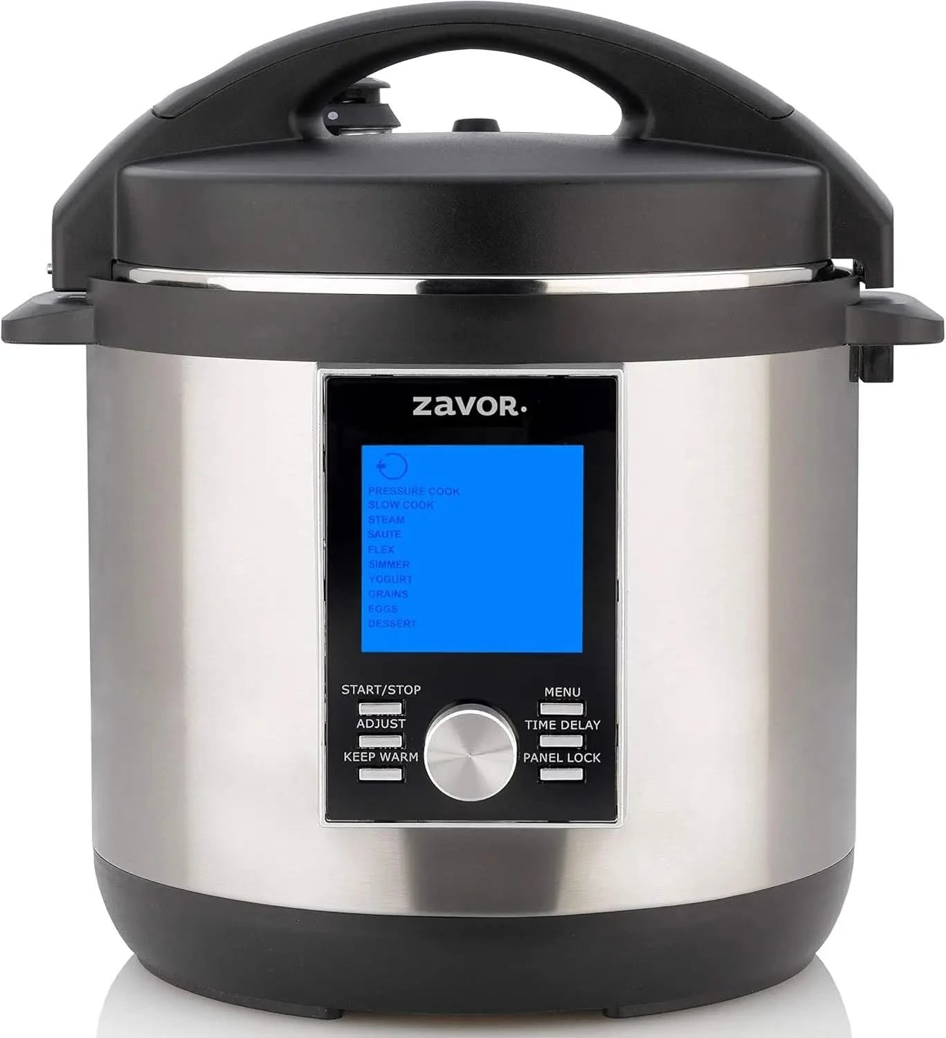 6 Quart Programmable Electric Multi-Cooker: Pressure Cooker, Slow Cooker, Rice Cooker, Yogurt Maker, Steamer and more - Stainles - M & M Global