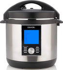 6 Quart Programmable Electric Multi-Cooker: Pressure Cooker, Slow Cooker, Rice Cooker, Yogurt Maker, Steamer and more - Stainles - M & M Global