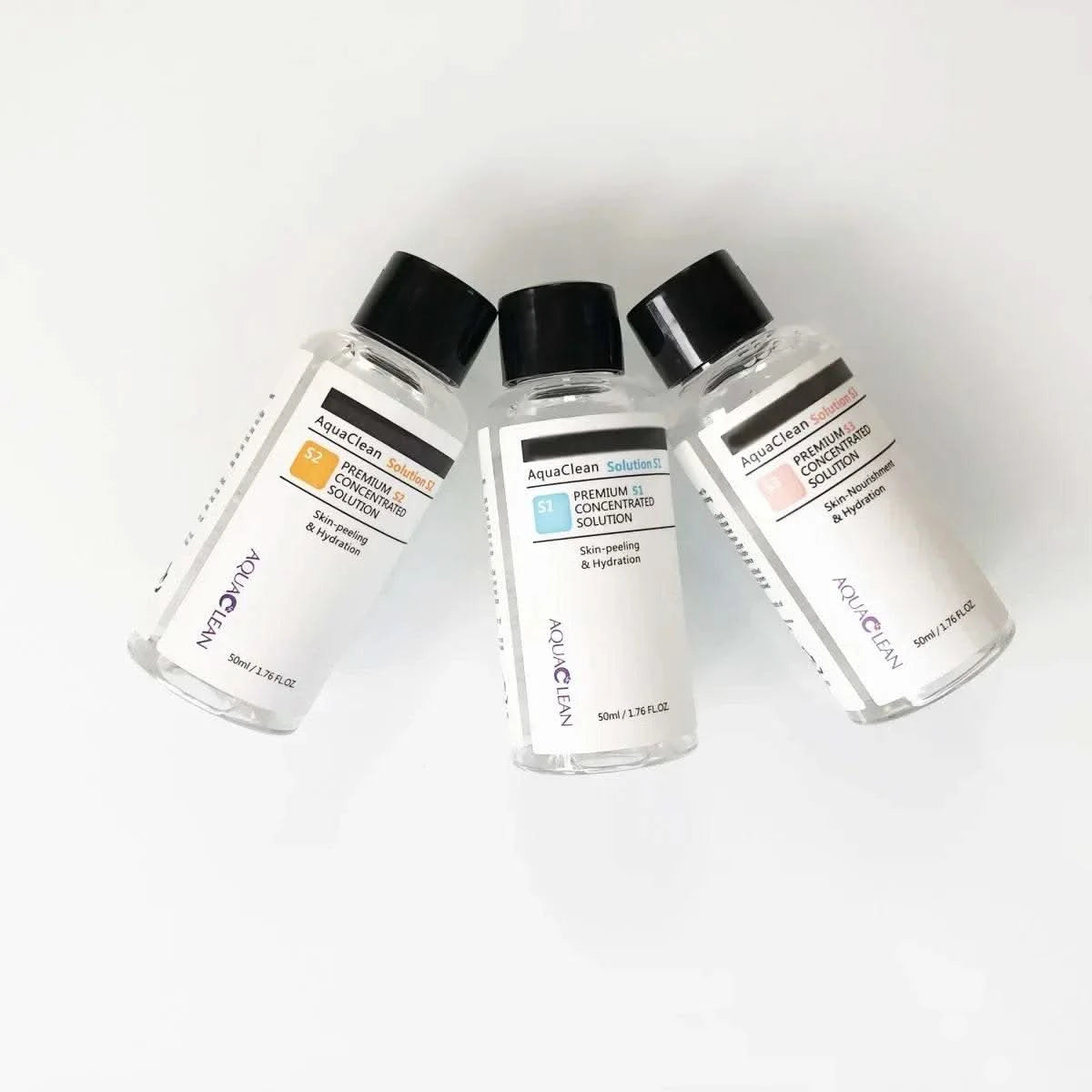 Aqua Clean Peeling Facial Solution S1 S2 S3 Serum Essence For Hydra Dermabrasion Skin Care Beauty Blackhead Wrinkle Removal - M & M Global