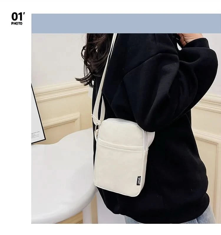 New Fashion Mobile Phone Bag Women's Messenger Bag All-match Mini Small Crossbody Bag Hanging Neck Coin Purse Vertical Handbag - M & M Global