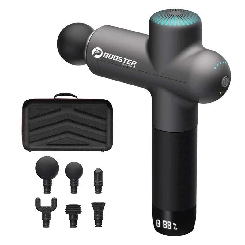 Booster Massage Gun Electric Neck Massager Smart Hit Fascia Gun for Body Massage Relaxation Fitness Electric Muscle Massager - M & M Global