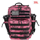 35L Tactical Backpack for Women Men Molle Outdoor Travel Camping Hiking Bag Sports Weekend Athlete Gym Rucksack Dual Cup Holders - M & M Global