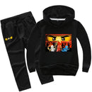 2-13 years Spring Autumn Children Clothing Sets  Kids Clothes Baby Boys Hoodies Pants 2 Pcs Set Tracksuit Anime Outwear Coat - M & M Global