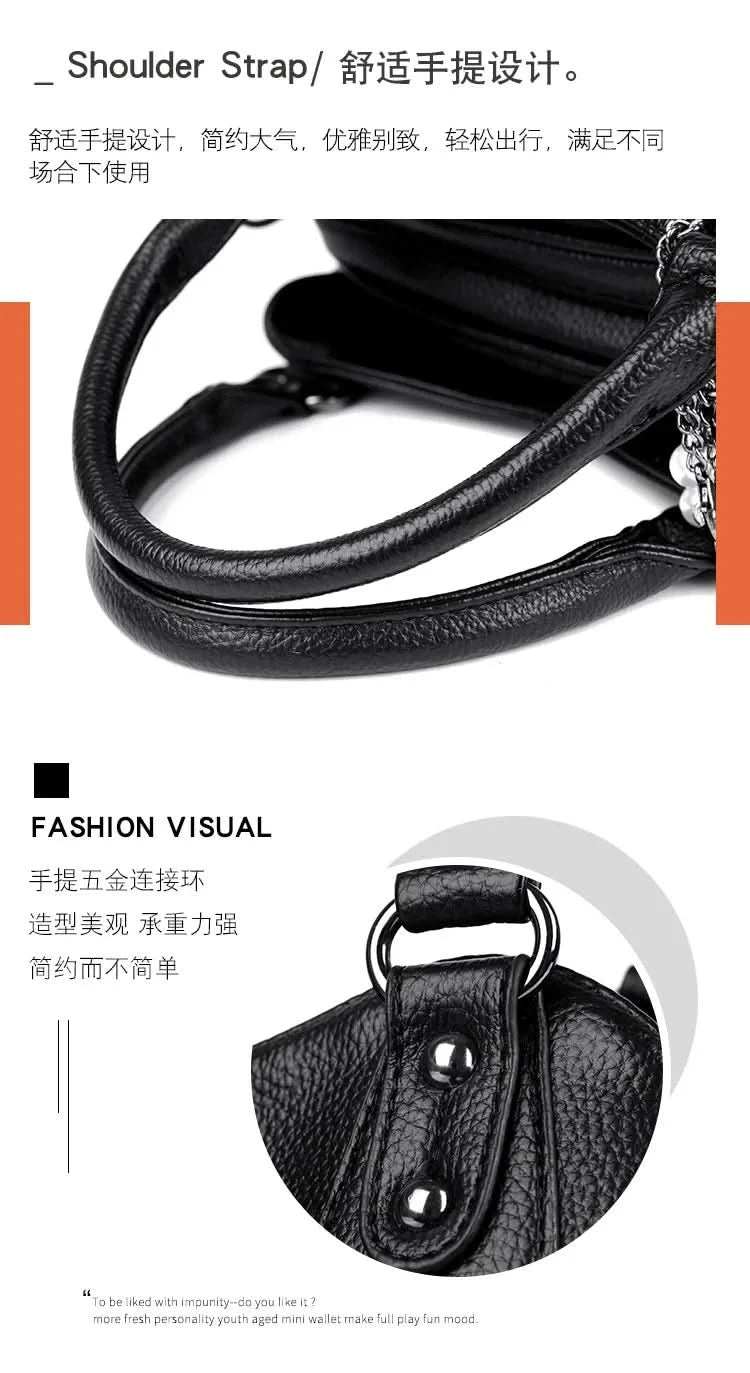 Women'S Bag 2025 New Designer Mid Year Lady Mom Crossbody Large High-Capacity Handbag - M & M Global