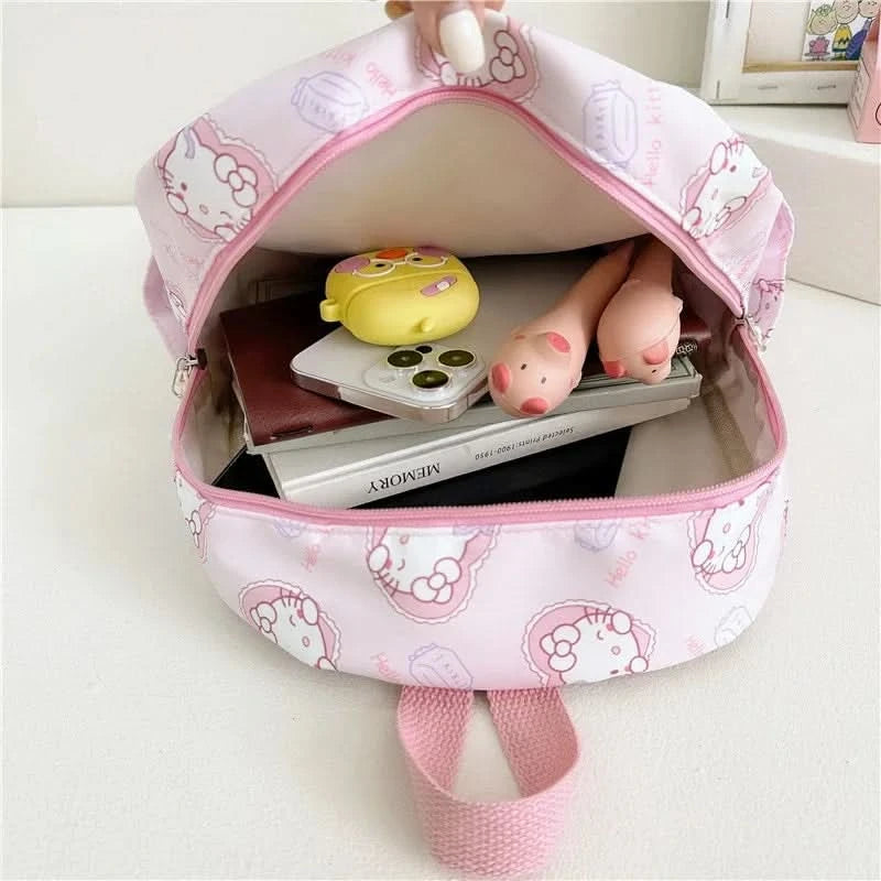 Kawaii Hello Kitty Kuromi Cinnamoroll Backpacks Cute Cartoon My Melody Pochacco Pompom Purin Anime Storage School Bag Sac A Dos - M & M Global