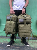 25L/50L Sturdy Nylon Waterproof Tactical Sports Trekking Fishing Hunting Camping Hiking Bag Backpack Outdoor Rucksacks - M & M Global