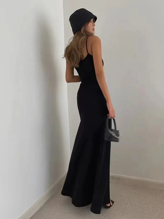 Summer Sexy Bodycon Long Dress Womens Y2k Clothes Sleeveless Sundress Evening Backless Dresses for Women Aesthetic 2024 - M & M Global