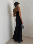 Summer Sexy Bodycon Long Dress Womens Y2k Clothes Sleeveless Sundress Evening Backless Dresses for Women Aesthetic 2024 - M & M Global