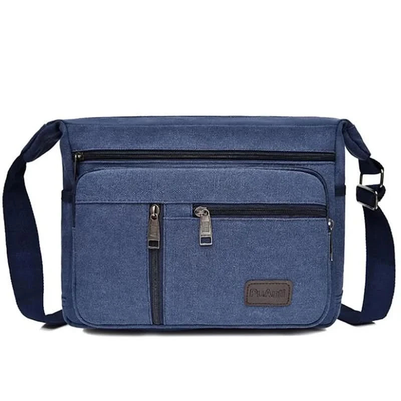 Men's Vintage Canvas Bag Men Casual Crossbody Bag For Men Messenger Bag Man Travel Shoulder Bags Bolsa Masculina High Quality - M & M Global