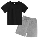 Hot Sales Summer Slam Dunk Master Pattern Print Children Short Sleeve T-shirt+Shorts 2pcs Set Kids Boy Girl Fashion Sportsuit - M & M Global