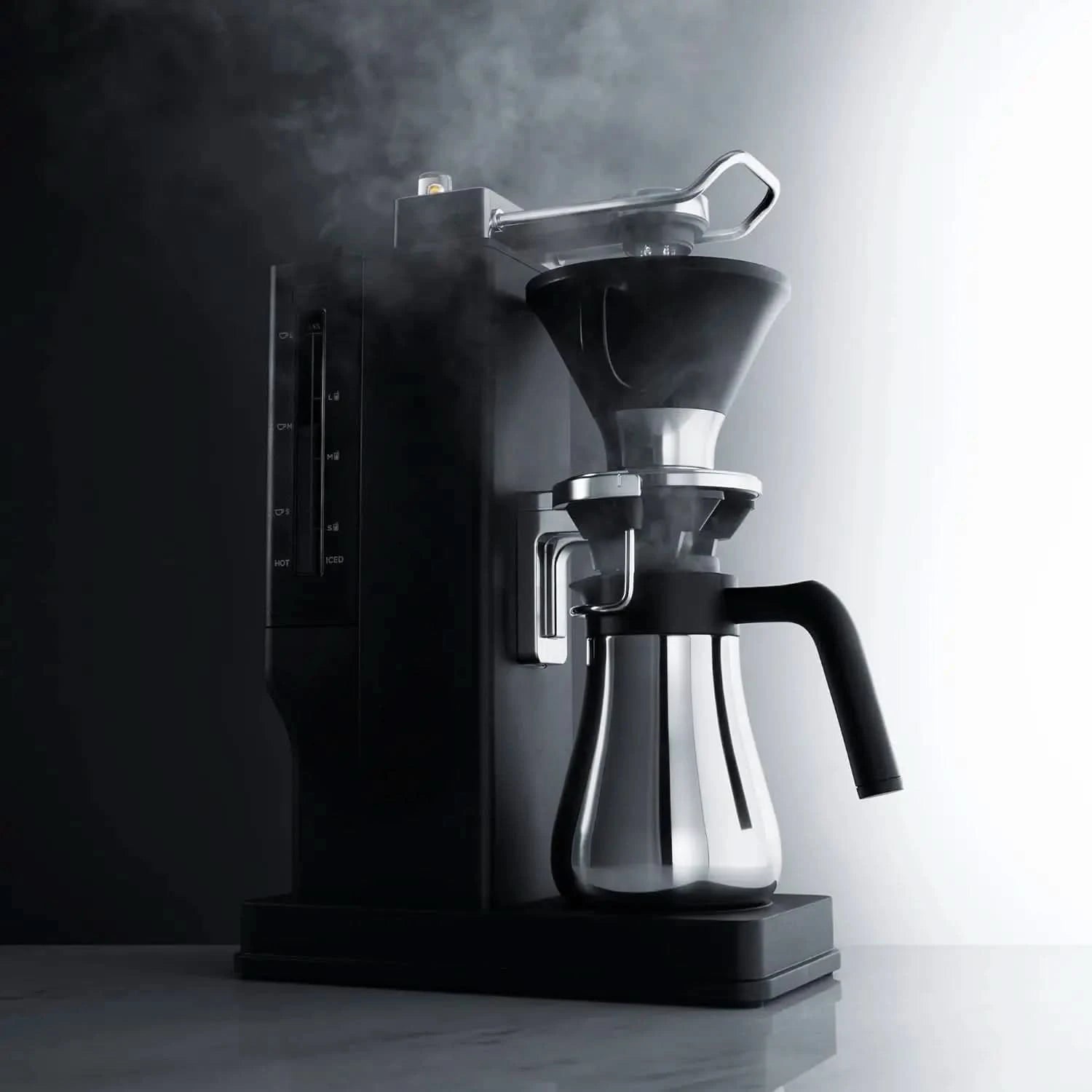 The Brew | Automatic Pour Over Coffee Maker | Clear Brewing Method | Precise Temperature Regulation | Three Brewing Modes: Regul - M & M Global