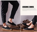 Women Sewing Flax Shoes Slip on Loafers Casual Shoes Man Espadrilles Hemp Canvas Flat Shoes Plus Size Fisherman Driving Footwear - M & M Global