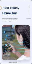 Sony Earphone TWS 9D HIFI Headset Bluetooth Music Earbuds For IPhone Xiaomi IOS Android Wireless Pods Headphones With Mic Cable