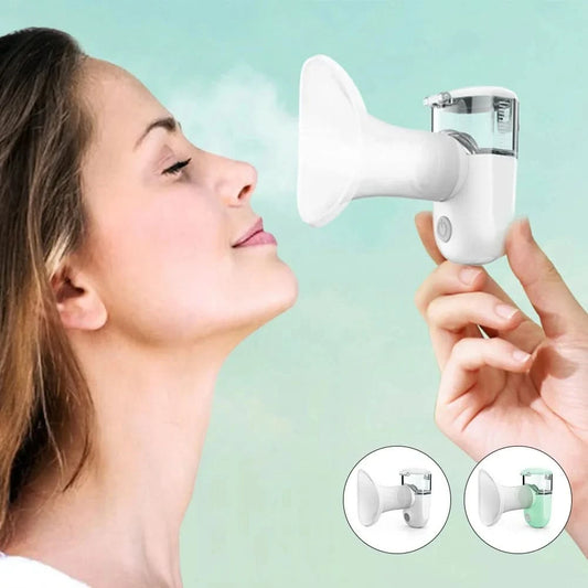 Eye Massager Nano Spray Eye Care Machine Mist Heating for Puffy and Dry Eyes Dark Circles Eye Strain Eye Care Massager - M & M Global