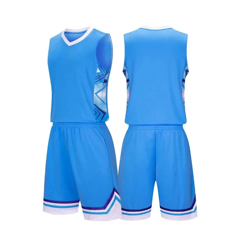 Kid Basketball Jersey Quick-drying Training Uniform Shirts Children Sportswear Kit Boys and Girls Tracksuit Sport Suit Clothes - M & M Global