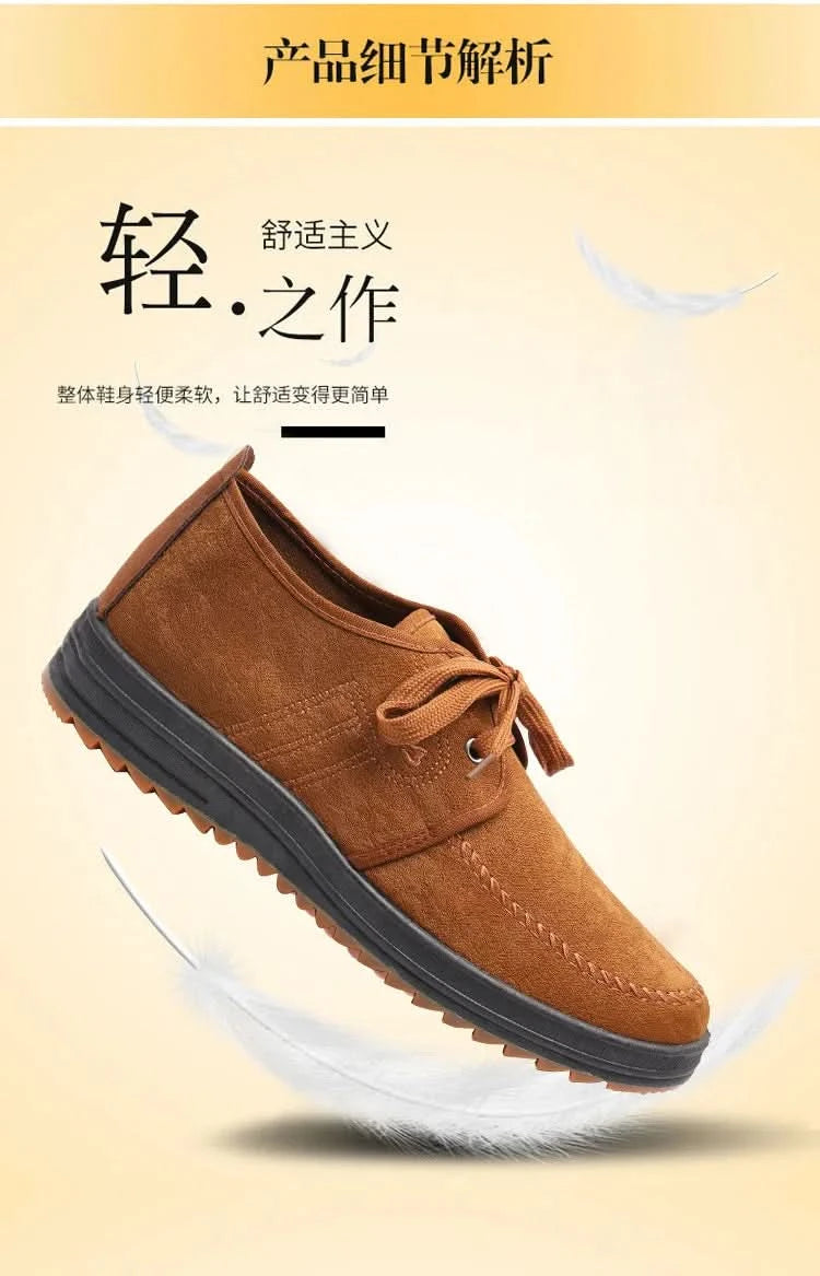 Men Casual Shoes Breathable Loafers Sneakers 2023 New Fashion Comfortable Flat Handmade Retro Leisure Loafers Shoes Men Shoes - M & M Global