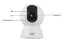 KERUI 5MP 4K Tuya Smart Mini WiFi IP Camera Indoor Wireless Home Security AI Human Detect CCTV Surveillance Camera Auto Tracking - M & M Global