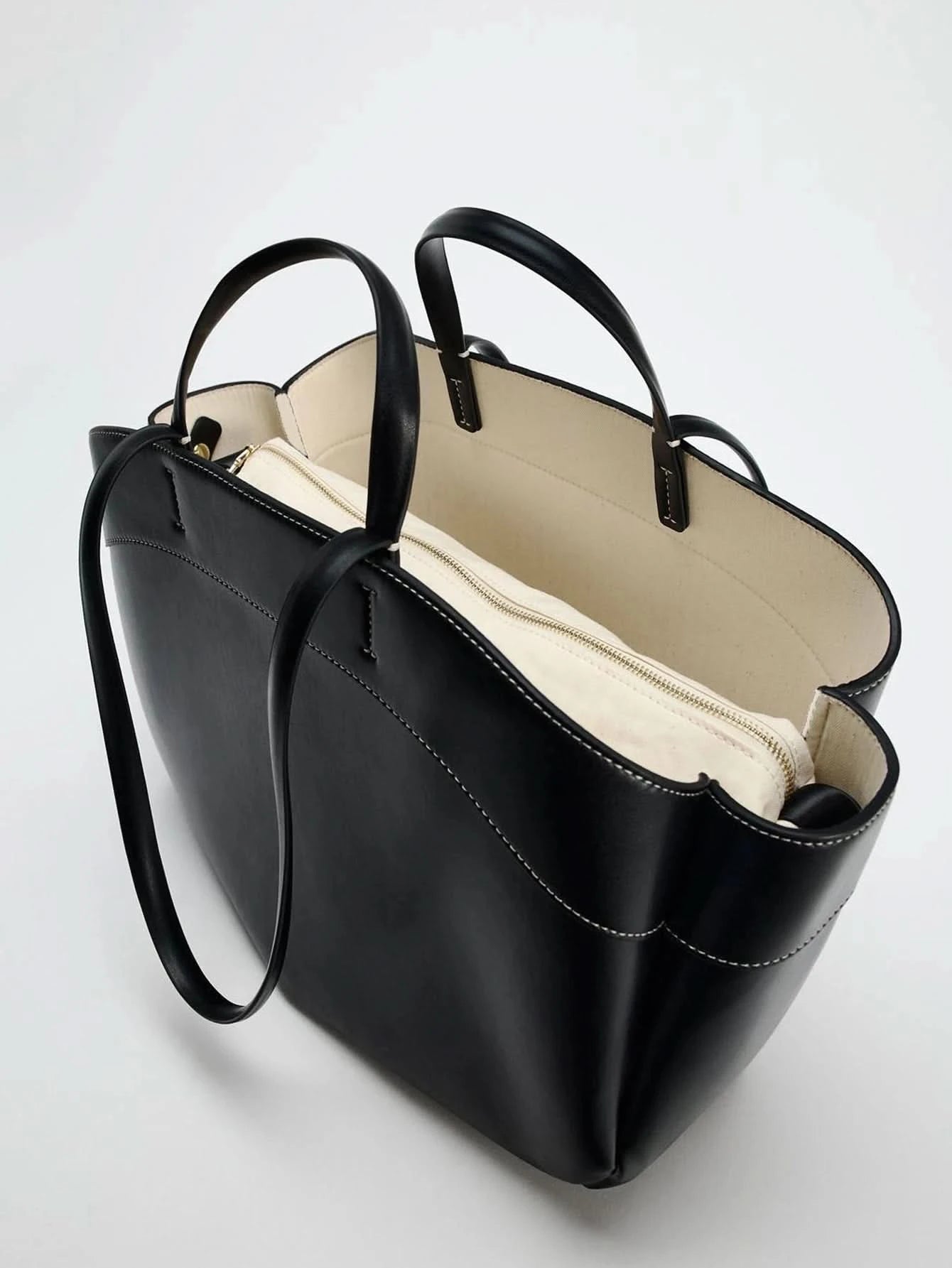 Women Tote Bag Underarm Pouch Large Capacity Pu Leather Shoulder Bag Retro Crossbody Bag Casual Portable Bucket Bags Handbag - M & M Global